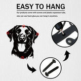Dog Mental Sign Wall Décor – Funny Pet Lover Quote Plaque for Home, Entryway & Gift