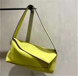 Women’s Luxury Geometric Puzzle Hobo Bag – Soft Under-Arm Purse Size 29 cm × 12 cm