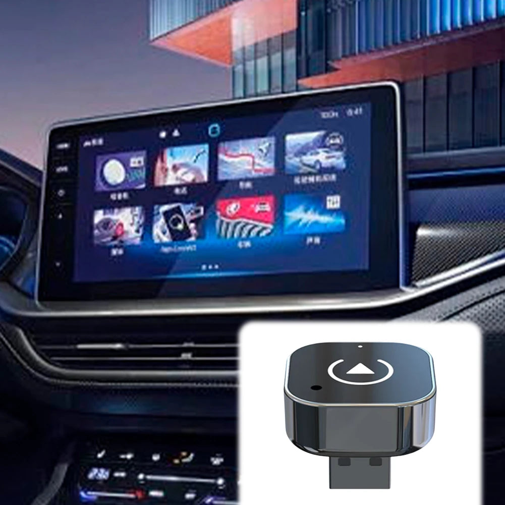 2-in-1 Wireless CarPlay & Android Auto Adapter – Smart USB Dongle with Auto-Connect Plug & Play for Factory Wired Cars