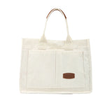 Canvas Handbag with Top Handle – Large Capacity Shoulder & Carry Bag for Work, School, Travel