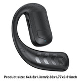 Handsfree Bluetooth Headset – Single Ear Hook Earpiece with Noise Cancelling Mic, Waterproof Design for Android, iPhone & Samsung