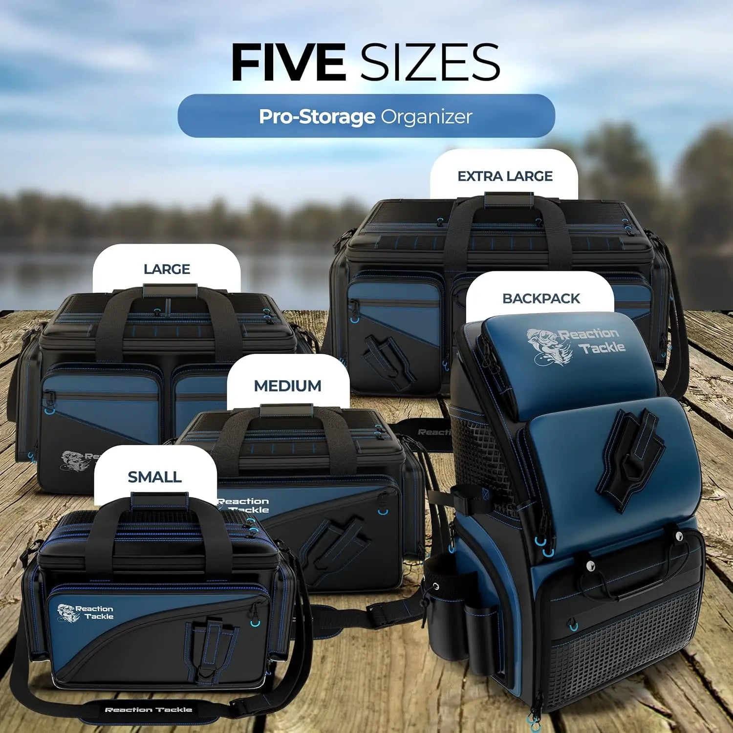 Heavy-duty saltwater-resistant tackle bag – 1000D PVC waterproof fishing storage with dividers fits 3600 & 3700 pallets