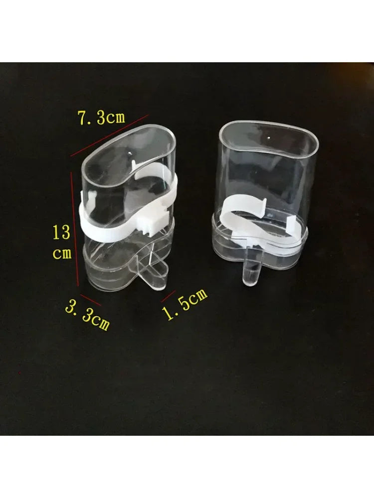 Automatic Bird Water Feeder Dispenser – Cage Food & Drinking Supply for Parrots, Canaries, Parakeets & Small Birds
