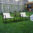 “3-Piece Outdoor Wicker Rocking Chair Set with Cushions & Side Table – Rattan Patio Furniture for Porch & Garden”
