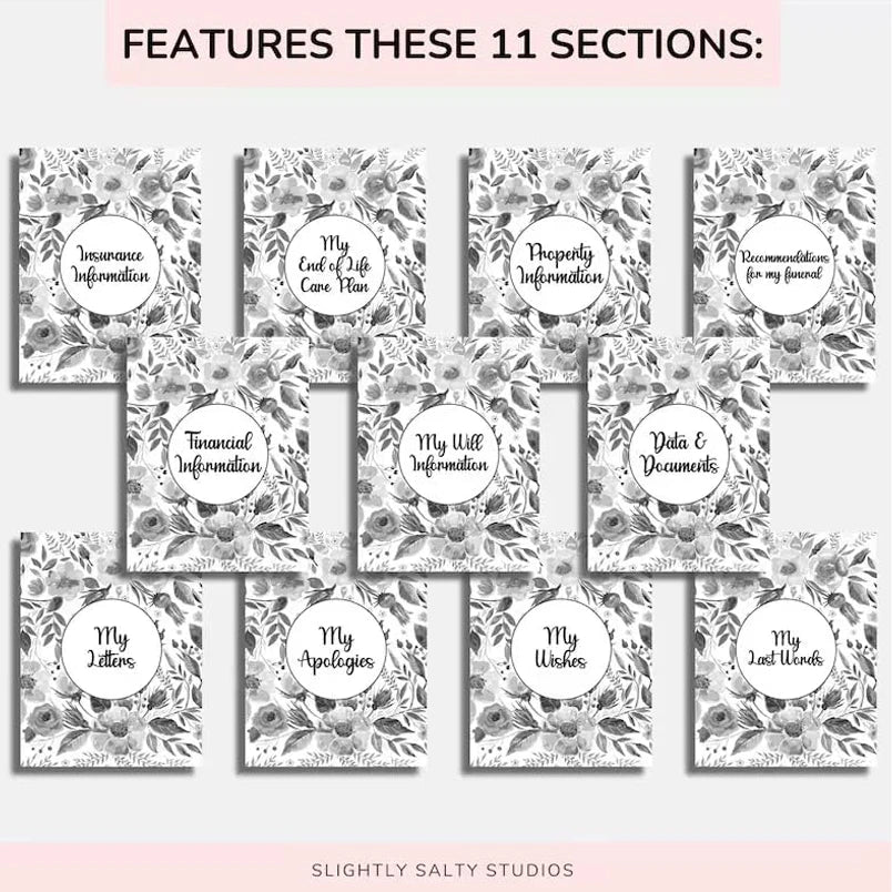 When I’m Gone Planner – End-of-Life Organizer Notebook for Possessions, Business Affairs & Final Wishes 📘