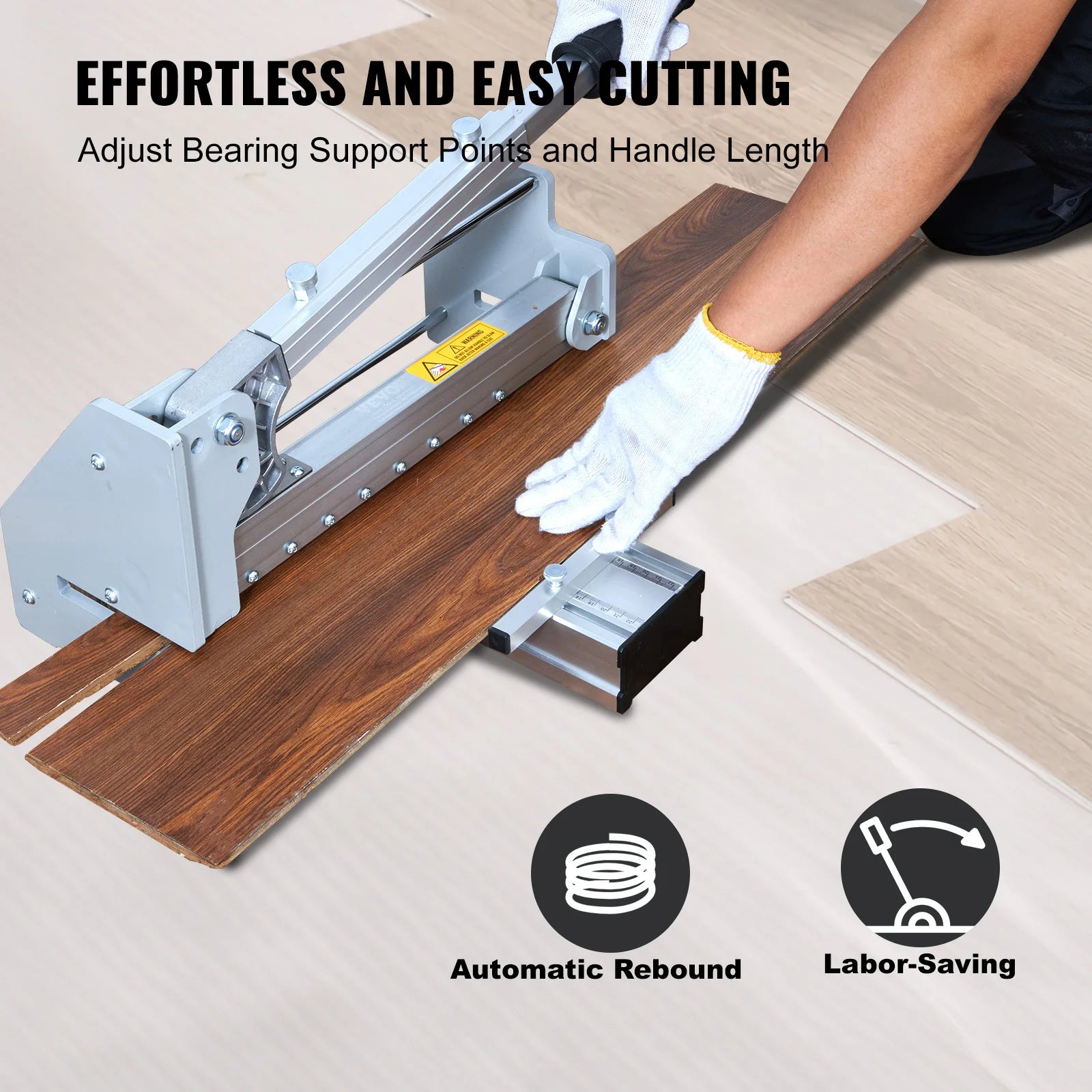 VEVOR 13-Inch Floor Cutter – Effortless Vinyl Plank, Laminate & Hardwood Siding Cutting Tool ⚒️🏠