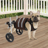 Adjustable Back-Leg Pet Wheelchair – Lightweight Mobility Cart for Dogs & Cats 🐾