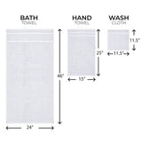 10-Piece Cotton Towel Set – Soft, Absorbent & Quick-Dry Popcorn-Textured Border Towels for Bath & Hand
