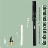 Infinity Pencils Set (17 pcs) – No Ink, No Sharpening Eternal Writing Pencils with Nib & Eraser