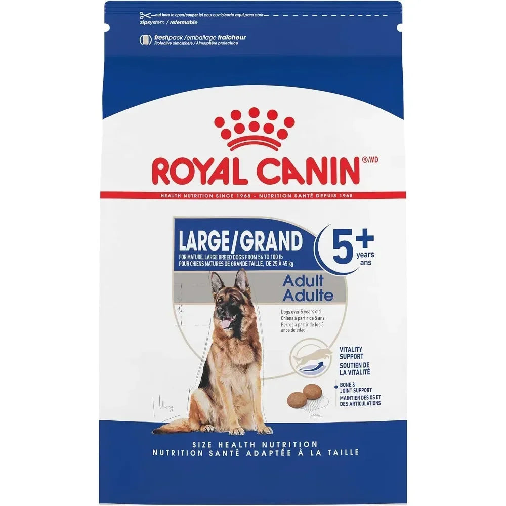 Large Adult 5+ Dry Dog Food – Complete Nutrition for Senior Dogs, Joint & Immune Support (30 lb Bag)