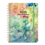 2025 A5 Diary Planner – Spiral-Bound Weekly & Monthly Organizer with Tabs for Office & School 📘