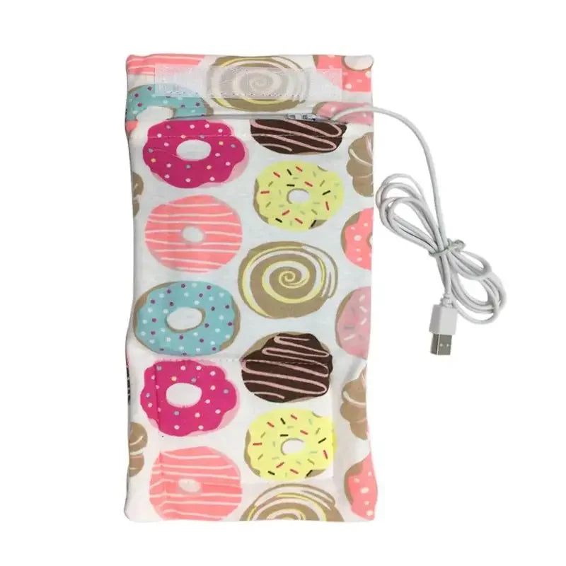Portable USB Baby Bottle Warmer – Milk Heater with Storage & Insulation for Feeding On-the-Go 🍼⚡👶