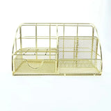 Elegant Nordic Metal Desk Organizer – Stylish & Durable Desktop Storage Solution