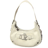Women’s Vintage Y2K Top-Handle Handbag – Solid Color Purse with Zipper & Star Decor, Cute Tote Gift for Girls