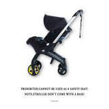 Multiride 2-Way Station Wagon Baby Stroller – Portable & Foldable Metal Frame with Adjustable Sunshade Roof