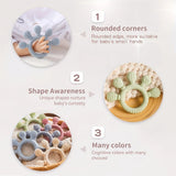 “Baby Silicone Teether – Soft BPA-Free Teething Stick Toy for Grasp Training, Biting & Chewing Relief for Infants & Toddlers”