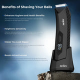 Sejoy Cordless Hair & Body Grooming Kit for Men – Rechargeable Hair Clipper, Beard Trimmer, Nose/Ear Trimmer & LED Display