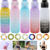 1000ml Fruit Flavor Water Bottle with 7 Aroma Rods – Large Capacity Scented Hydration for Outdoor & Travel