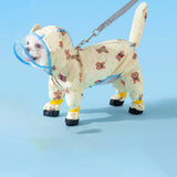 Small Dog Waterproof Raincoat with Tail & Feet Cover – Perfect Portable Jacket for Puppies