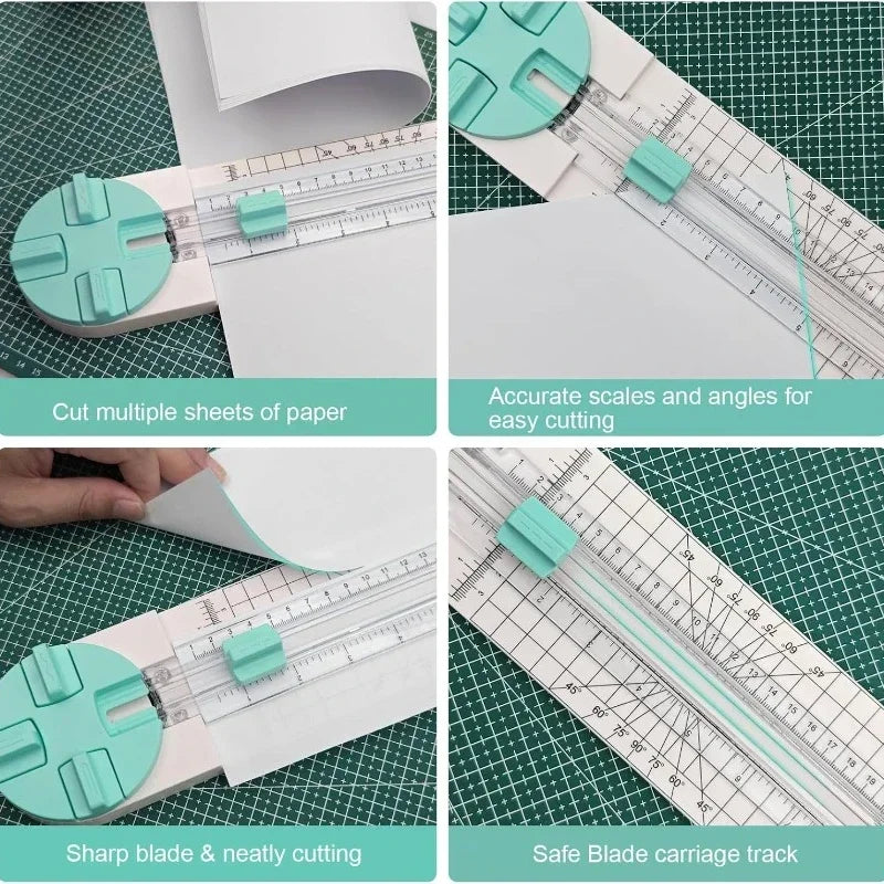 Multi-Function Paper Trimmer (4 Styles) – Craft Paper Cutter for Scrapbooking, Photos & Precision Cutting