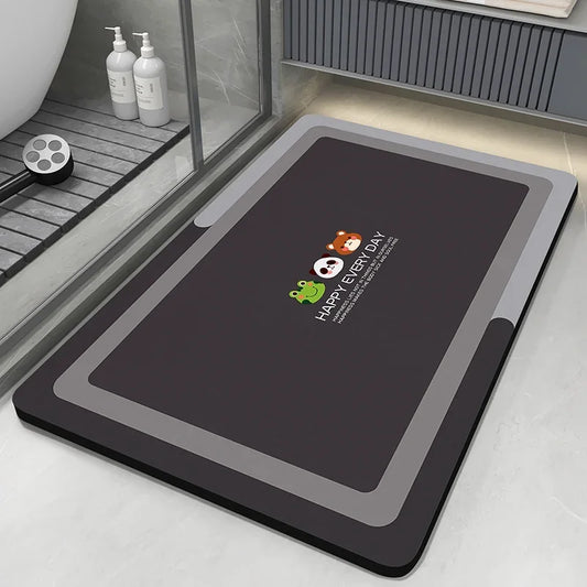 Absorbent Bathroom Rug – Quick-Dry Non-Slip Shower Mat, Washable Toilet Carpet, Soft & Durable 🚿🛁