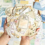 800-Piece Vintage Ephemera Pack – Retro Receipt & Memo Papers for Junk Journaling & Scrapbooking 📜✨