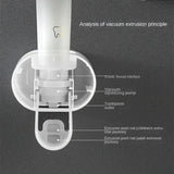 Automatic Toothpaste Dispenser & Toothbrush Holder – Wall-Mounted Bathroom Organizer