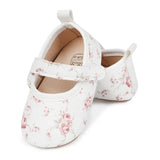 Infant Girls’ Sparkly Mary Jane Shoes – Glittery Sequin Soft PU Leather Flats with Non-Slip Sole for First Walkers