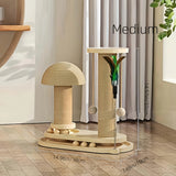 Interactive Cat Scratching Post Tower – Multi-Functional Cat Tree with Jute Rope, Ball Track & Self-Entertainment Scratch Board
