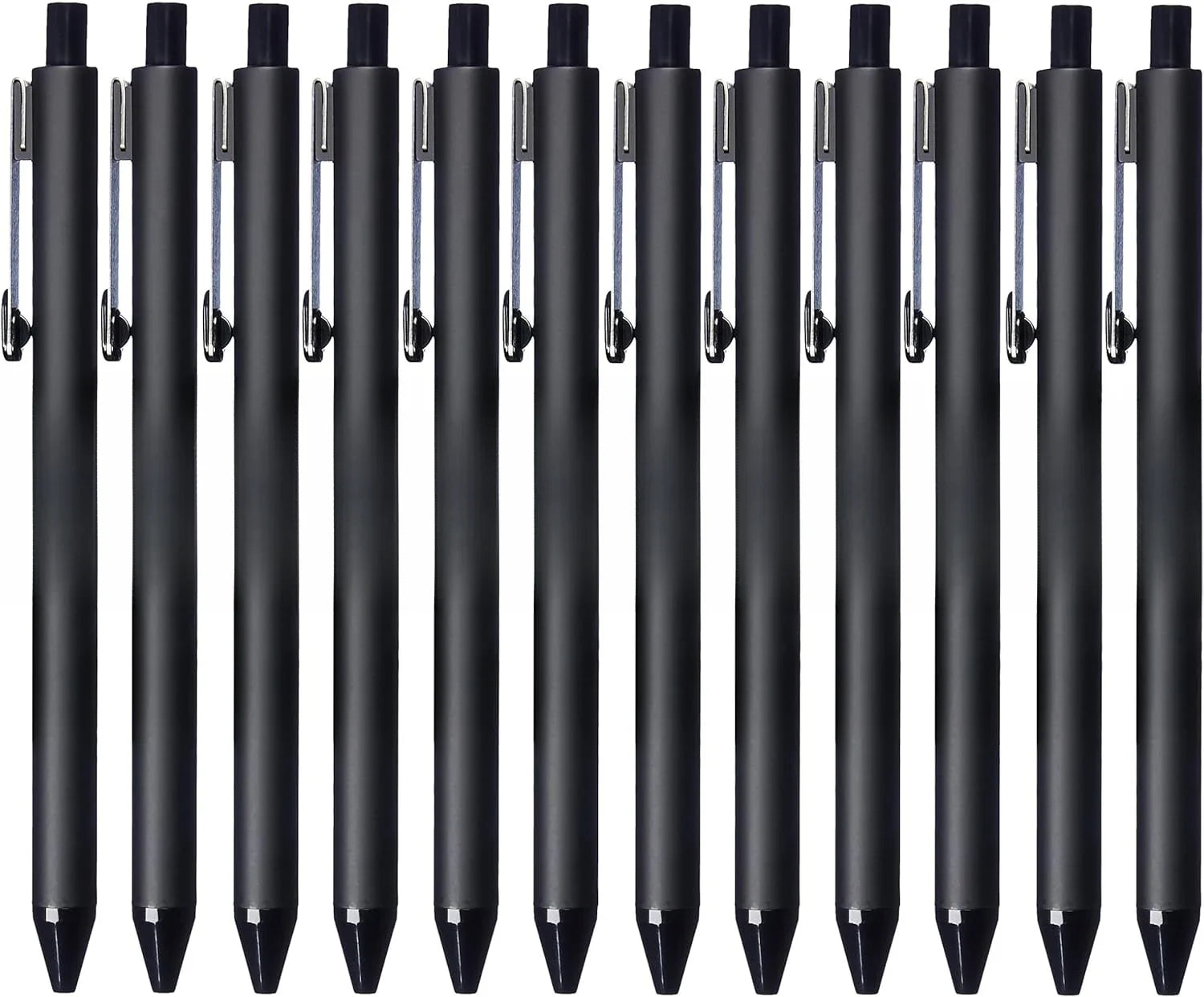 Black Ballpoint Pens – 12-Pack Retractable Smooth Writing Pens for Office, School & Home 🖊️