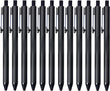 Black Ballpoint Pens – 12-Pack Retractable Smooth Writing Pens for Office, School & Home 🖊️