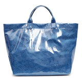 Large-Capacity PVC & PU Leather Tote Bag – Fashion Shoulder Handbag for Work, Shopping & Dates
