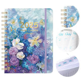 2025 A5 Planner Notebook – Monthly Tabs & Weekly Calendar Organizer for Office & School 📅