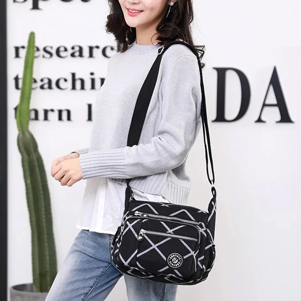 2025 Women’s Waterproof Nylon Crossbody Bag – Casual Shoulder Messenger Travel Purse with Lightweight Design
