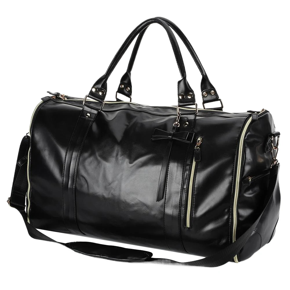 Convertible travel garment duffle bag – large-capacity suit bag with multi-pockets, carry-on design for business trips