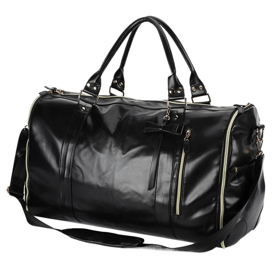 Convertible travel garment duffle bag – large-capacity suit bag with multi-pockets, carry-on design for business trips