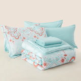 7-Piece Bohemian Print Comforter Set – Soft All-Season Bedding & Room Decor (Queen/King)
