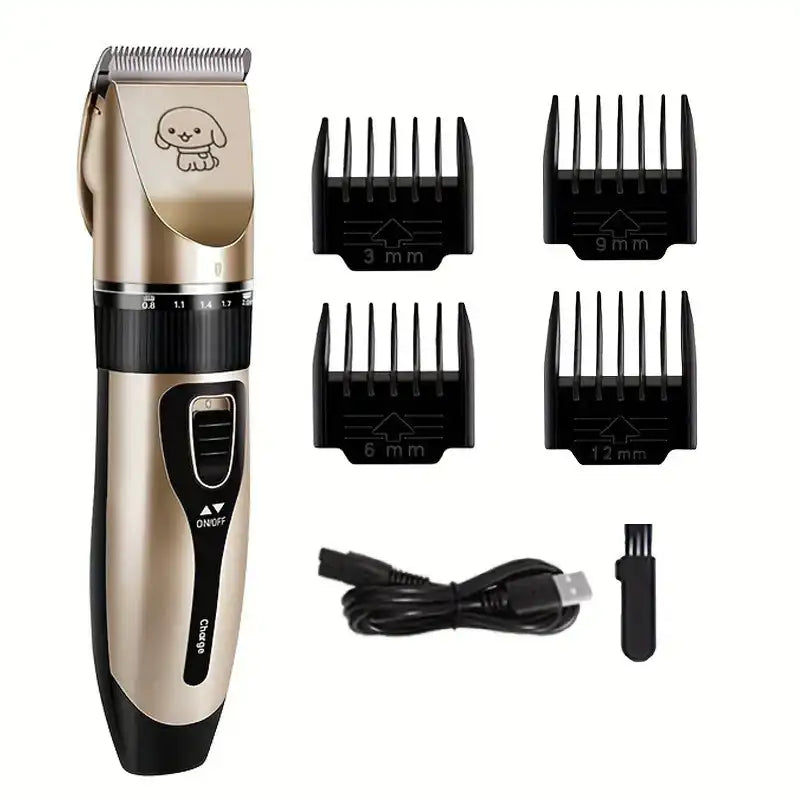 Pet Hair Trimmer Kit – Electric Precision Clippers for Professional Grooming at Home, Ideal for Dogs & Cats