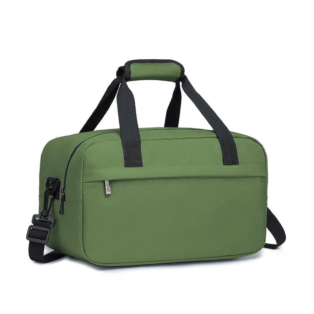 KONO 35×20×20 cabin bag – Ryanair under-seat 14L carry-on duffel, unisex hand luggage for travel, flights & sports