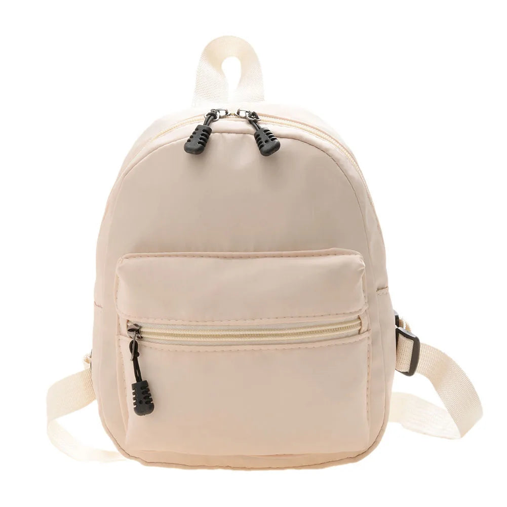 Women’s Mini Backpack — Solid Color Casual Small School & Travel Bookbag (2023)