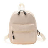 Women’s Mini Backpack — Solid Color Casual Small School & Travel Bookbag (2023)