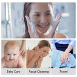 60 Pcs Disposable Cotton Face Towels – Soft Wet & Dry Facial Wipes for Makeup Removal and Daily Cleansing
