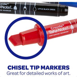 Crayola Take Note Dry Erase Markers – 12 Count Low-Odor Chisel Tip Whiteboard Markers for Classroom & Office ✍️