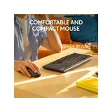 Logitech MK295 Wireless Keyboard and Mouse Combo – SilentTouch Technology, Compact & Reliable 2.4GHz Connection
