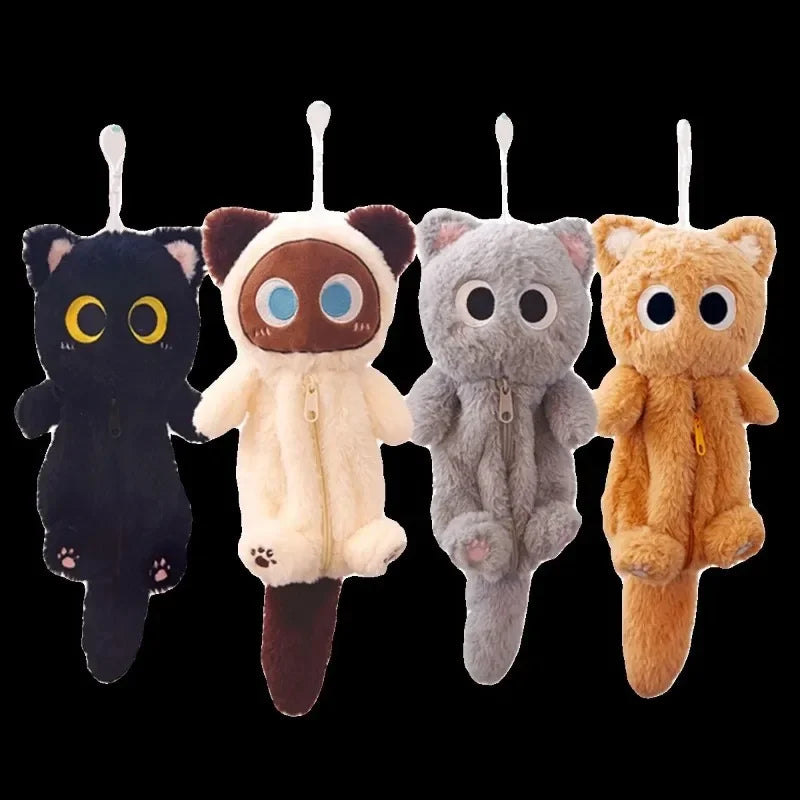 Cute Plush Rabbit Pencil Case – Kawaii Student Pen & Stationery Bag