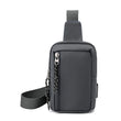 Men’s Canvas Chest Bag – Small Fashion Crossbody Sling Shoulder Bag for Phone, Travel & Daily Use
