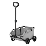 Safe Hair-Free Pet Carrier Stroller – 4-Wheel Folding Cart for Small Dogs & Cats, Travel, Shopping & Walking