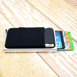 Slim Aluminum RFID Wallet – Automatic Pop-Up Credit Card Holder with Elastic Back Pouch 💳⚡