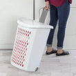 Plastic Wheel Laundry Basket with Flip-Top Lid & Wheels – Portable Dirty-Clothes Storage & Transport Solution