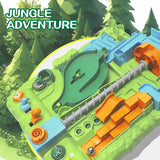 “Interactive Maze Ball Puzzle Game – 8-Level Marble Track Brain Teaser with Animal Buttons for Kids”